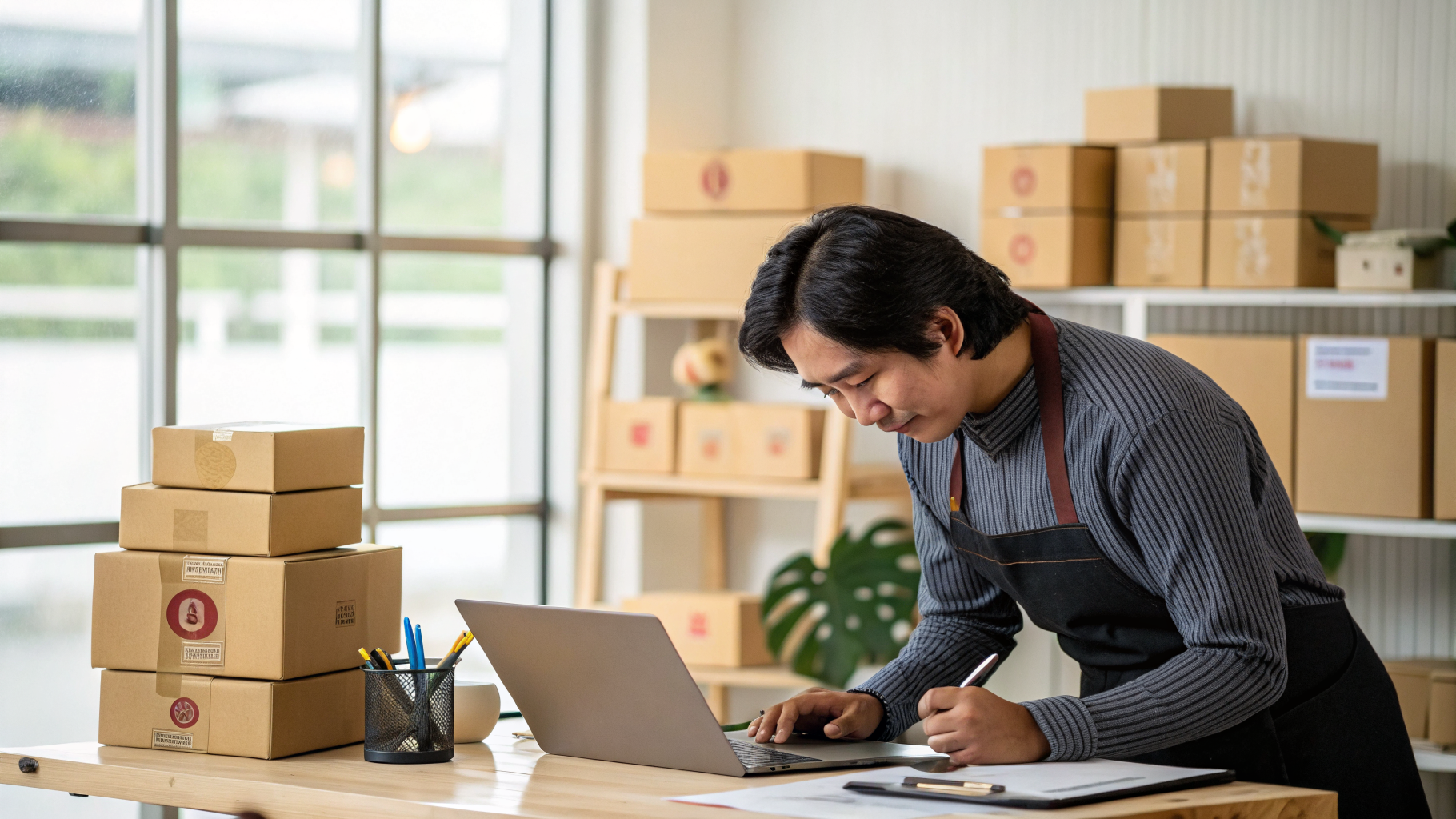 Simple visual showing the gap between daily business activity and inconsistent online posting