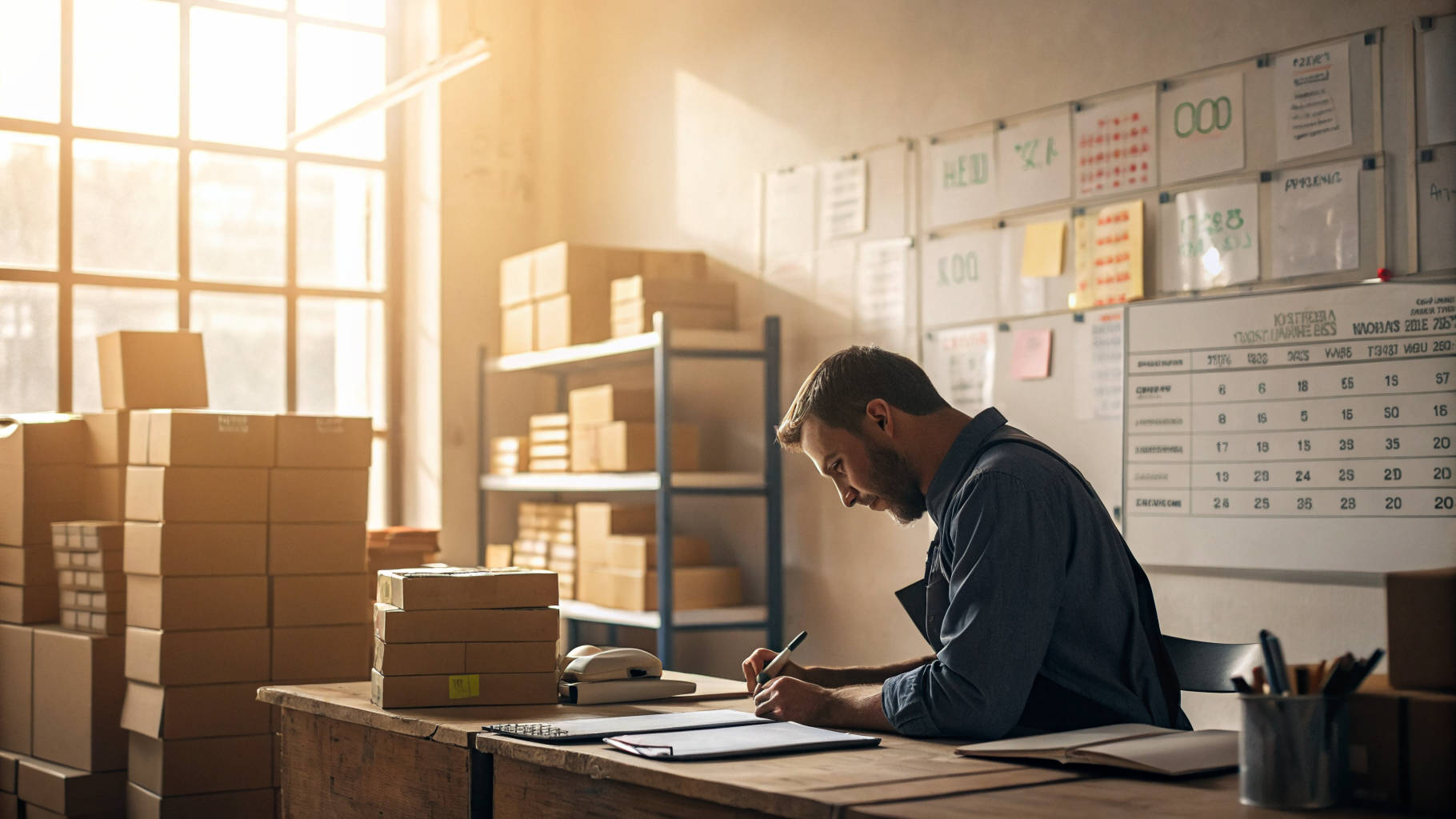 Small business marketing system dashboard showing automated content workflow and consistent posting