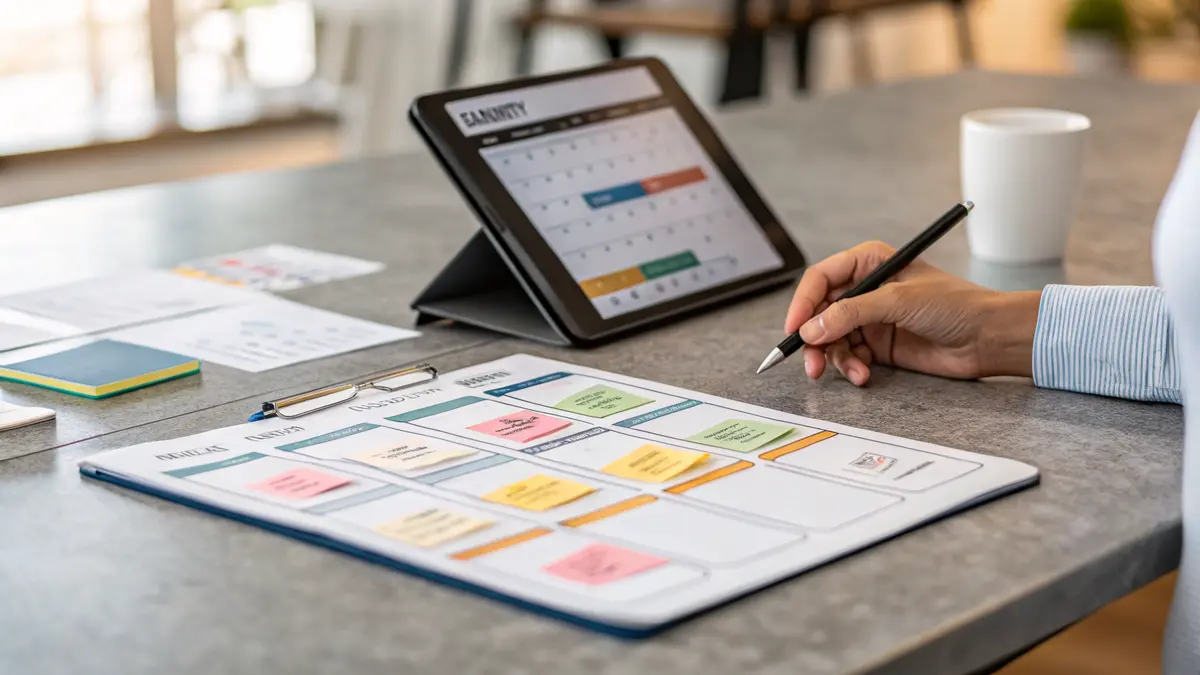Comparison of social media agency workflow and automated marketing system for consistent posting