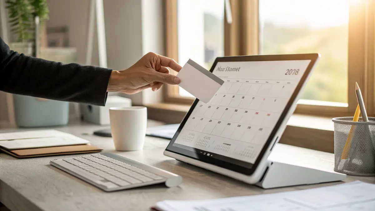 A small business content calendar showing burst posting followed by long gaps